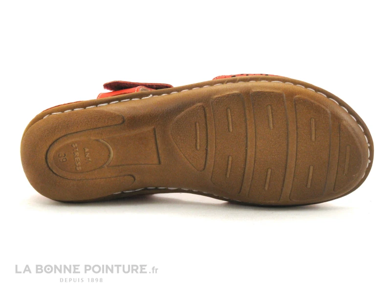 Pedro Torres 754 - Sandale Cuir Rouge - Chaussure Confort Femme 9 Pedro Torres 754 - Sandale Cuir Rouge - Chaussure Confort Femme â Image 7