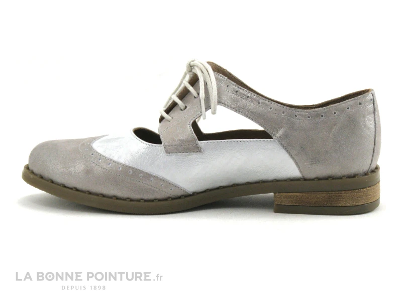 Geo Reino EKITON Nickel Silver - Chaussure Derbi Aeree 5 Geo Reino EKITON Nickel Silver - Chaussure Derbi Aeree – Image 3