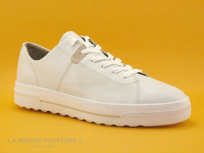 Tamaris 1-23766-26 117 White Leather - Basket Femme Cuir Blanc 3 Tamaris 1-23766-26 117 White Leather - Basket Femme Cuir Blanc