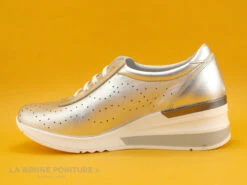 Brans 13316 - Argent - Basket Femme Semelle Compensee -Suave Boutique cd24607c73b9e66c561f35ea11d5d5ef img 0540.jpg 173136