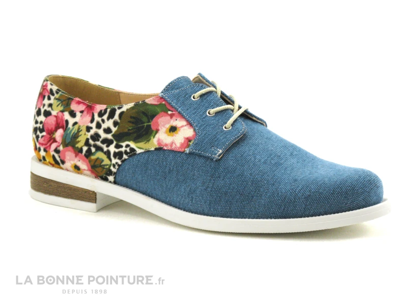 Inea ROUX Jean Flowers - Chaussure Derby Femme 3 Inea ROUX Jean Flowers - Chaussure Derby Femme