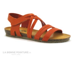 Bionatura 68 Capraia Mandarine - Sandale Orange Femme