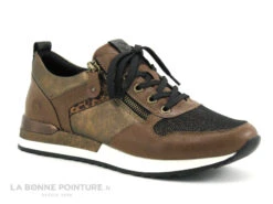 Remonte R2543-22 Chestnut Noir Bronze - Sneakers Mode Femme