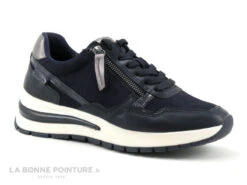 Tamaris 1-23709-27 Navy - Sneakers Bleu Marine -Semelle Compensee