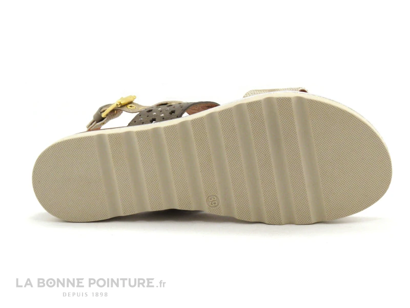 Guttos Shoes BIA P105 - Taupe Cobra - Nu-pieds 9 Guttos Shoes BIA P105 - Taupe Cobra - Nu-pieds – Image 7