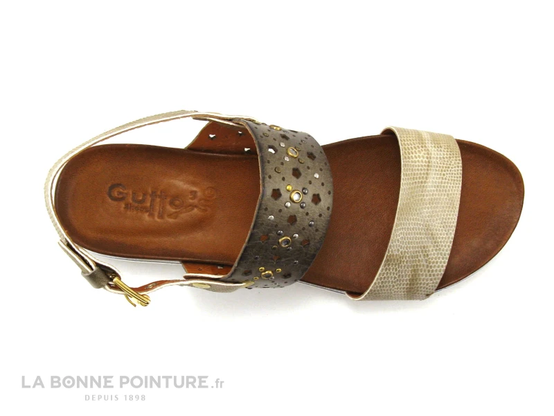 Guttos Shoes BIA P105 - Taupe Cobra - Nu-pieds 8 Guttos Shoes BIA P105 - Taupe Cobra - Nu-pieds – Image 6