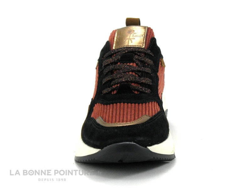 Pretty Love J5612 X258 Noir Or Tomette - Basket Ville Femme 4 Pretty Love J5612 X258 Noir Or Tomette - Basket Ville Femme – Image 2