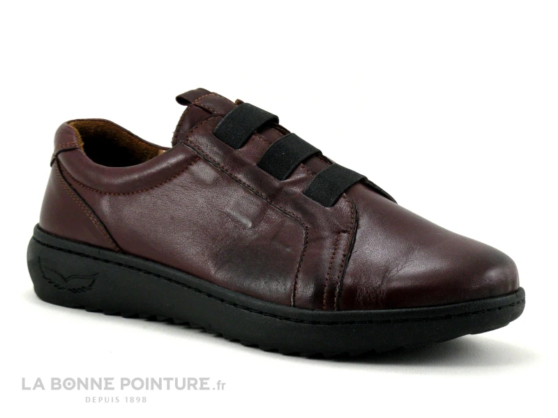Karyoka DENIM Bordeaux - Elastique - Chaussure Basse Femme 3 Karyoka DENIM Bordeaux - Elastique - Chaussure Basse Femme