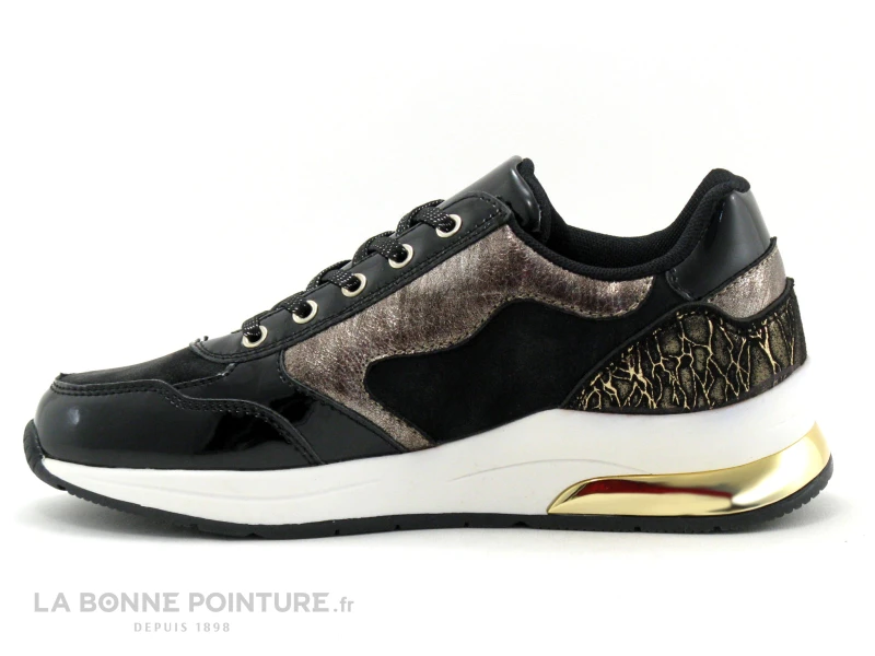 The Divine Factory AP4014 - Noir - Or - Basket Mode Femme 4 The Divine Factory AP4014 - Noir - Or - Basket Mode Femme – Image 2