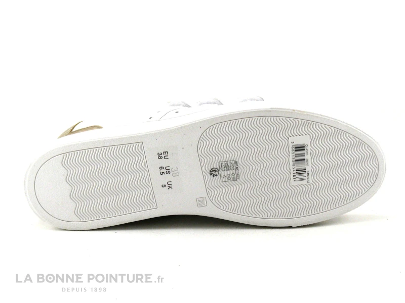 The Divine Factory QL4505 Blanc Beige - Basket 3 Velcros Femme 6 The Divine Factory QL4505 Blanc Beige - Basket 3 Velcros Femme – Image 4