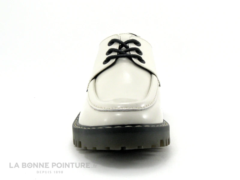 Kickers KICK DECKLOW Blanc Casse Vernis - 911270 - Derbi Femme 4 Kickers KICK DECKLOW Blanc Casse Vernis - 911270 - Derbi Femme – Image 2