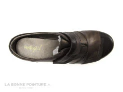 Pedi Girl GAURIA Carbone Moka - Chaussure Velcro Marron Metal -Suave Boutique cd24607c73b9e66c561f35ea11d5d5ef img 4063.jpg 152232