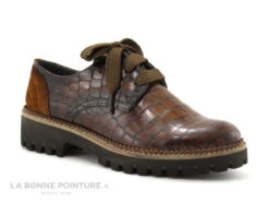 Folies COPOS Cuero - Marron Croco - Chaussure Derbi Femme -Suave Boutique cd24607c73b9e66c561f35ea11d5d5ef img 4100.jpg 152301