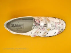 Suave LONDON 8017PT Spring White - Chaussure à Scratches Blanche Et Fleurie -Suave Boutique cd24607c73b9e66c561f35ea11d5d5ef img 4232.jpg 176658