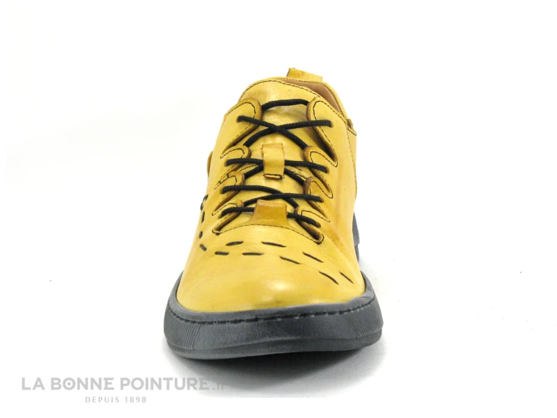 Karyoka BOBER Jaune - Chaussure Basse Femme Cuir Jaune 4 Karyoka BOBER Jaune - Chaussure Basse Femme Cuir Jaune – Image 2