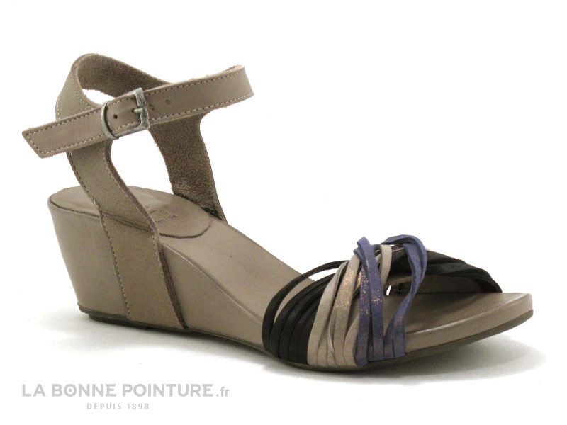 Tiurai COMPLIMENT Beige - Bleu - Noir - Sandale 3 Tiurai COMPLIMENT Beige - Bleu - Noir - Sandale