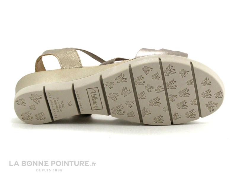 Valerias 5090 Taupe - Bronze - Fleurs Relief - Sandale Femme 9 Valerias 5090 Taupe - Bronze - Fleurs Relief - Sandale Femme â Image 7