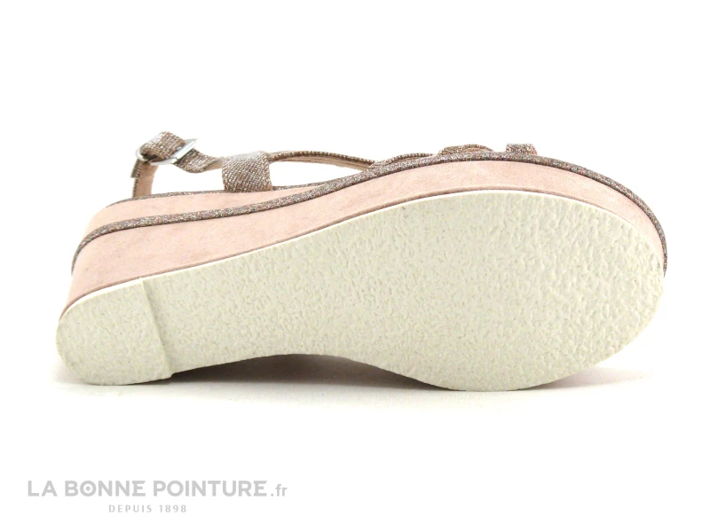 Marco Tozzi 2-28326-22 - Rose Metallic - Nu-pieds Compense 8 Marco Tozzi 2-28326-22 - Rose Metallic - Nu-pieds Compense – Image 7