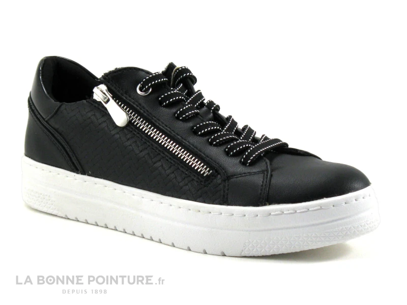 Marco Tozzi 2-23718-28 Black Comb - Basket Noire Femme 7 Marco Tozzi 2-23718-28 Black Comb - Basket Noire Femme – Image 5