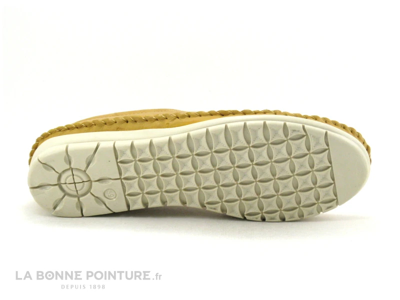 Morans MAGIKA Moutarde - Chaussure A Lacet Femme Cuir Jaune 9 Morans MAGIKA Moutarde - Chaussure A Lacet Femme Cuir Jaune – Image 7