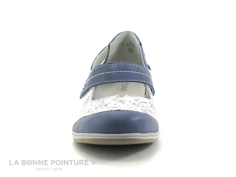 Suave DALLAS 7538PT Cobalt Lily - Chaussure Aere Femme Bleu Blanc 4 Suave DALLAS 7538PT Cobalt Lily - Chaussure Aere Femme Bleu Blanc – Image 2