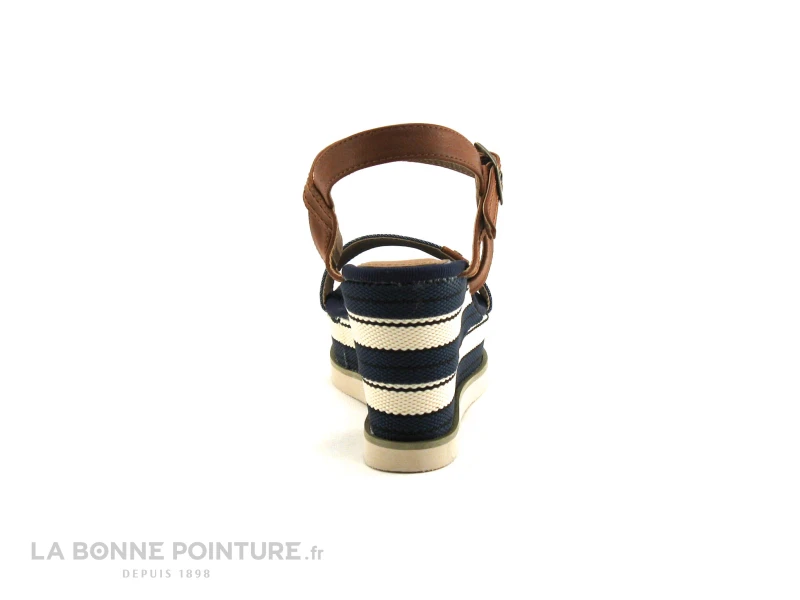 Refresh 69910 Bleu Jeans - Camel - Sandale Compensee 6 Refresh 69910 Bleu Jeans - Camel - Sandale Compensee – Image 4