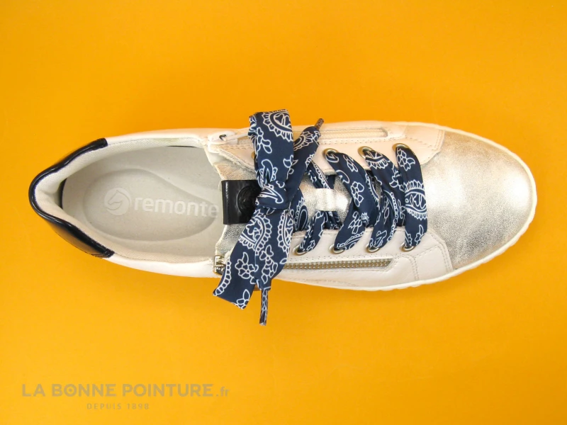 Remonte D5825-80 - Blanc Et Bleu Marine - Basket Mode Femme 8 Remonte D5825-80 - Blanc Et Bleu Marine - Basket Mode Femme – Image 6