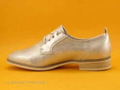 Tamaris 1-23204-20 Light Gold - Derby Femme Metallise -Suave Boutique cd24607c73b9e66c561f35ea11d5d5ef img 6454.jpg 181698