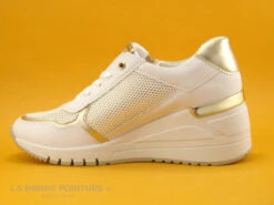 Marco Tozzi 2-23743-28 White Gold - Basket Compensee Femme - Blanc Or -Suave Boutique cd24607c73b9e66c561f35ea11d5d5ef img 6640.jpg 167520