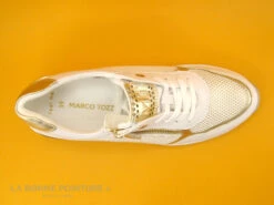 Marco Tozzi 2-23743-28 White Gold - Basket Compensee Femme - Blanc Or -Suave Boutique cd24607c73b9e66c561f35ea11d5d5ef img 6643.jpg 167524