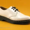 Dr. Martens Dr Martens 1461 White Patent Lamper - Chaussure Basse Blanc Verni -Suave Boutique cd24607c73b9e66c561f35ea11d5d5ef img 6882.jpg 155563