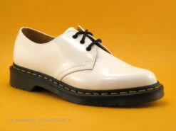 Dr. Martens Dr Martens 1461 White Patent Lamper - Chaussure Basse Blanc Verni -Suave Boutique cd24607c73b9e66c561f35ea11d5d5ef img 6882.jpg 155567