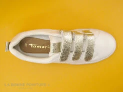 Tamaris 1-24712-28 White Lt Gold - Basket Femme 3 Velcros -Suave Boutique cd24607c73b9e66c561f35ea11d5d5ef img 7382.jpg 168444