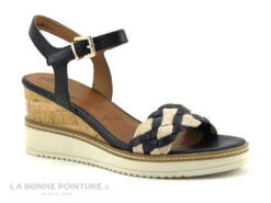 Tamaris 1-28305-20 Navy - Nu-pieds Bleu Marine - Talon Haut Compense -Suave Boutique cd24607c73b9e66c561f35ea11d5d5ef img 7387.jpg 180461