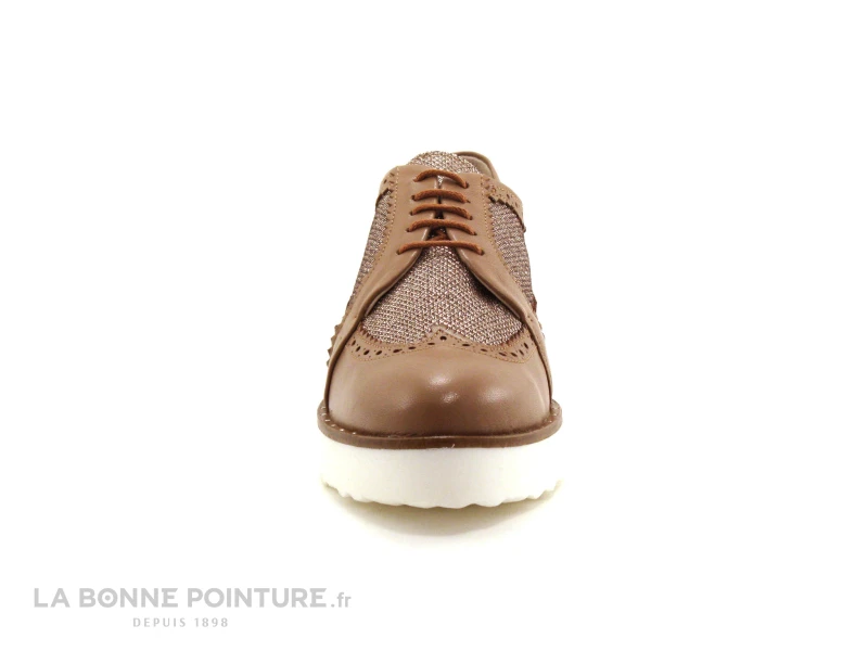 Caty Kivala PETRUS Camel Glitter - Chaussure Derby Femme 4 Caty Kivala PETRUS Camel Glitter - Chaussure Derby Femme – Image 2