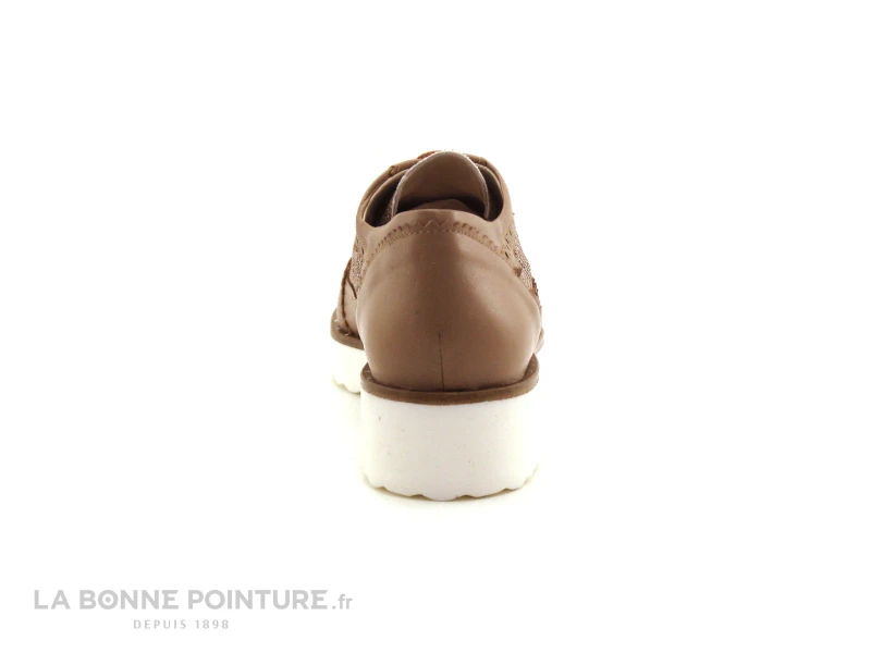 Caty Kivala PETRUS Camel Glitter - Chaussure Derby Femme 6 Caty Kivala PETRUS Camel Glitter - Chaussure Derby Femme – Image 4