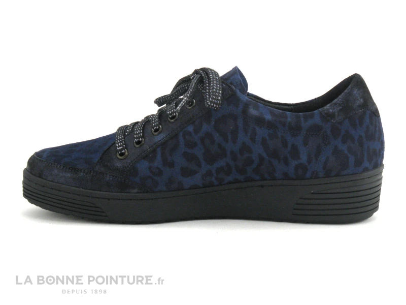 Geo Reino Evolution TELADOI Bleu Marine Leopard - Chaussure Basse 5 Geo Reino Evolution TELADOI Bleu Marine Leopard - Chaussure Basse – Image 3