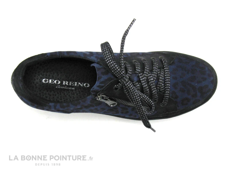 Geo Reino Evolution TELADOI Bleu Marine Leopard - Chaussure Basse 8 Geo Reino Evolution TELADOI Bleu Marine Leopard - Chaussure Basse – Image 6