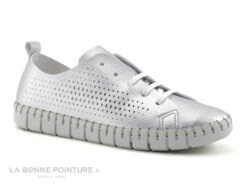 Fabiolas 25111 Silver - Basket Basse Femme Argent