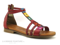 Jordana 3369 Multicolore Rouge - Sandale Montante Femme -Suave Boutique cd24607c73b9e66c561f35ea11d5d5ef img 8455.jpg 181843