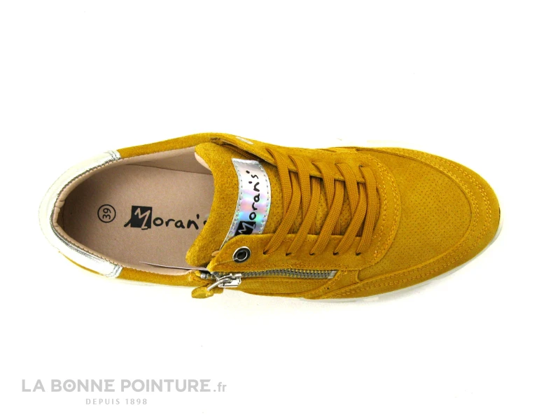 Morans SERVIA Jaune Moutarde - Argent - Sneakers Femme 8 Morans SERVIA Jaune Moutarde - Argent - Sneakers Femme – Image 6