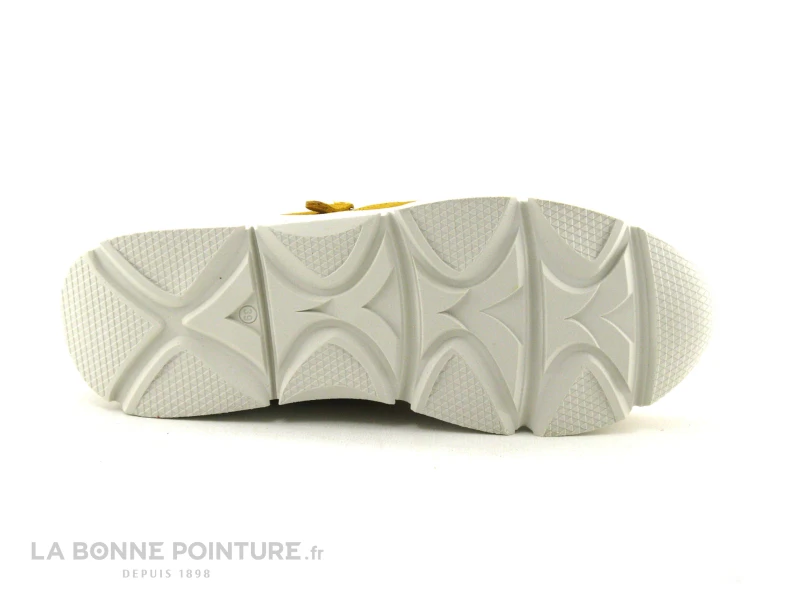 Morans SERVIA Jaune Moutarde - Argent - Sneakers Femme 9 Morans SERVIA Jaune Moutarde - Argent - Sneakers Femme – Image 7
