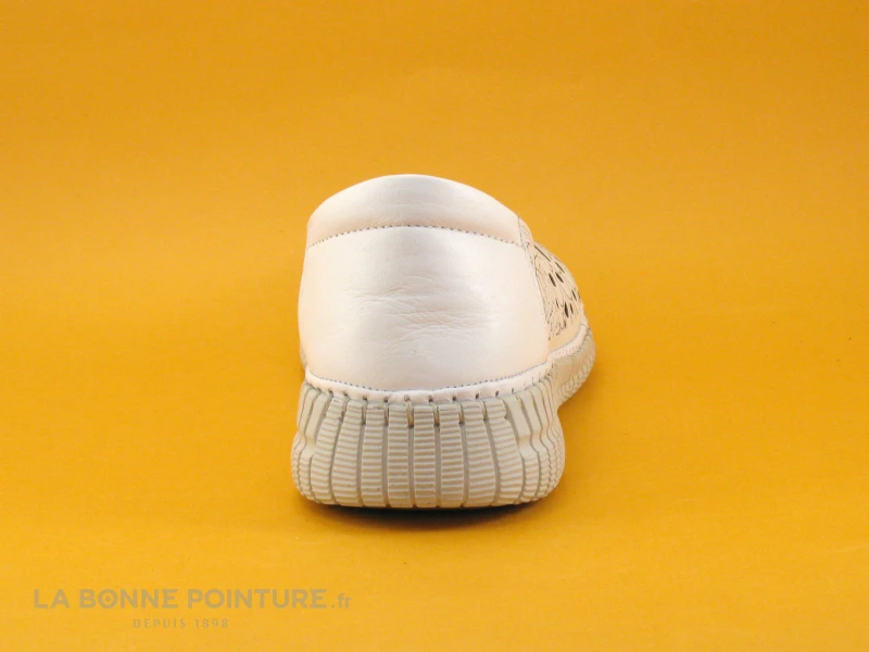 Karyoka RITA Blanc - Ballerine Aeree Cuir Blanc 6 Karyoka RITA Blanc - Ballerine Aeree Cuir Blanc – Image 4