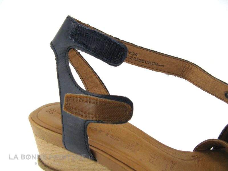 Tamaris 1-28021-28 Navy Nut - Sandale Bleu Marine - Talon Compense 7 Tamaris 1-28021-28 Navy Nut - Sandale Bleu Marine - Talon Compense – Image 5