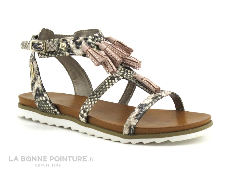 Bugatti JODIE EVO Multicolore Rose - Pompons - Sandale 3 Bugatti JODIE EVO Multicolore Rose - Pompons - Sandale