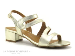 The Divine Factory QL4331 Or - Sandale Doree Talon Large